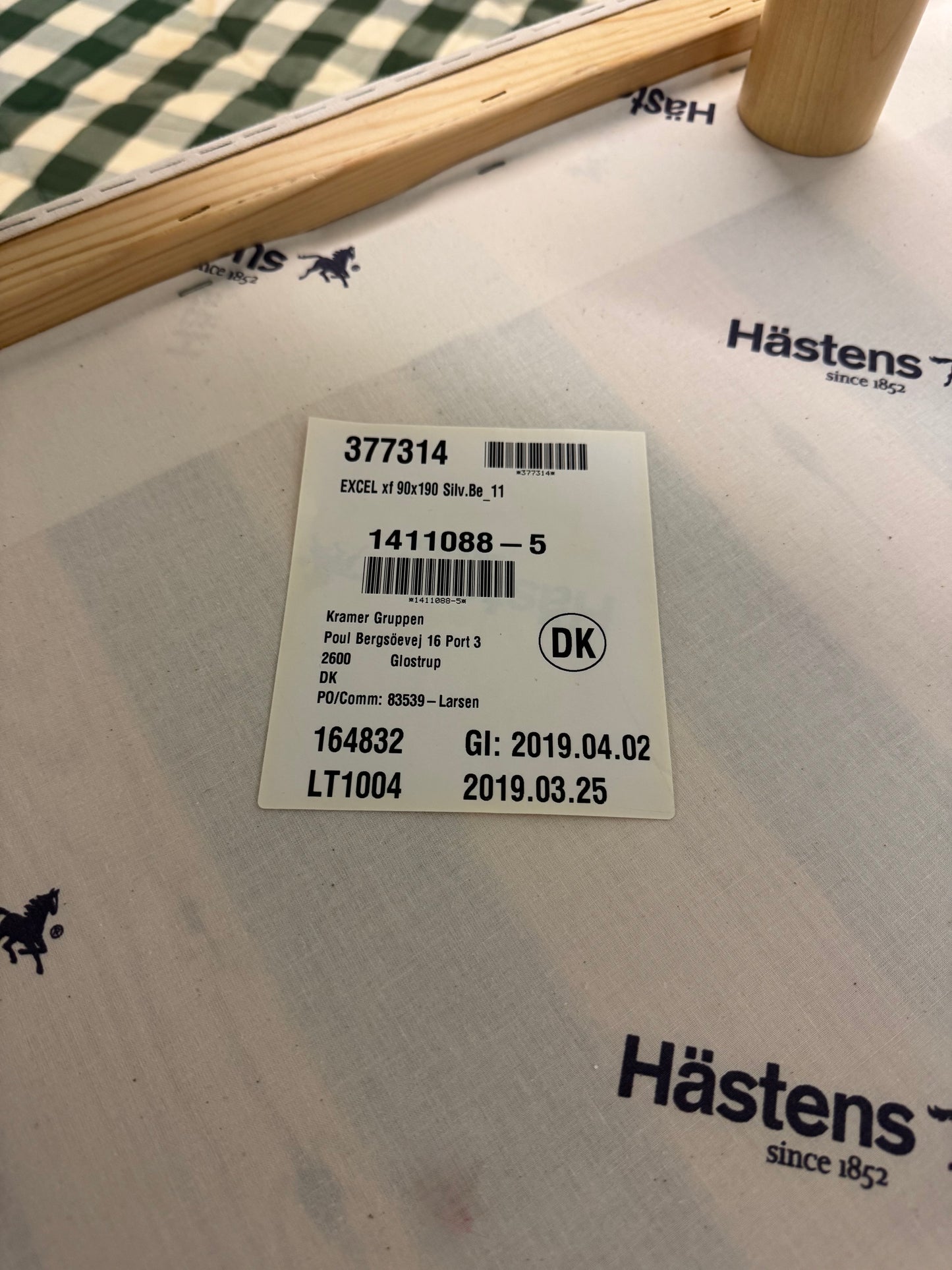 Hästens ‘Superia’ dobbeltseng, med BJX Luxury topmadras.