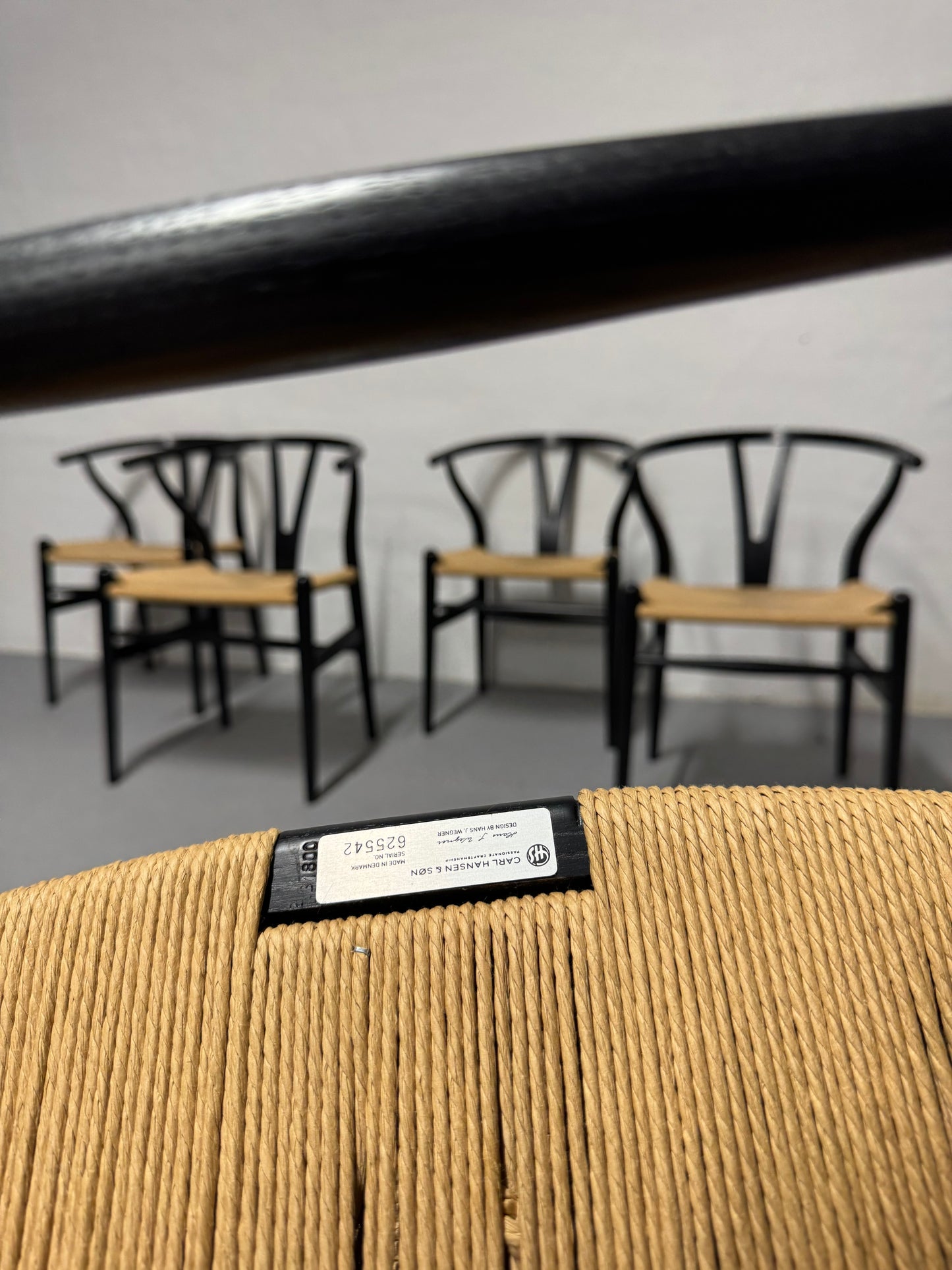 Egetræ, Hans J. Wegner ‘CH24’ ‘Y-stolen’ fremstillet hos Carl Hansen & Søn.