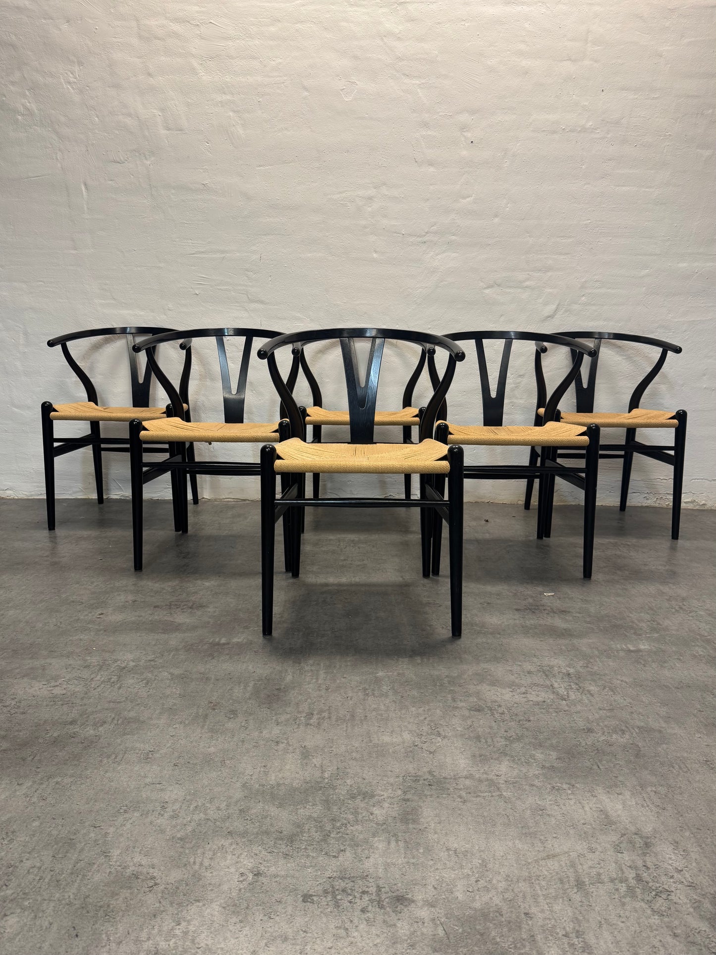 Egetræ, Hans J. Wegner ‘CH24 / Y-stolen’ – 6 stk.