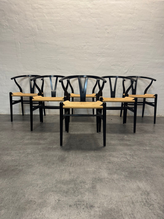 Egetræ, Hans J. Wegner ‘CH24 / Y-stolen’ – 6 stk.