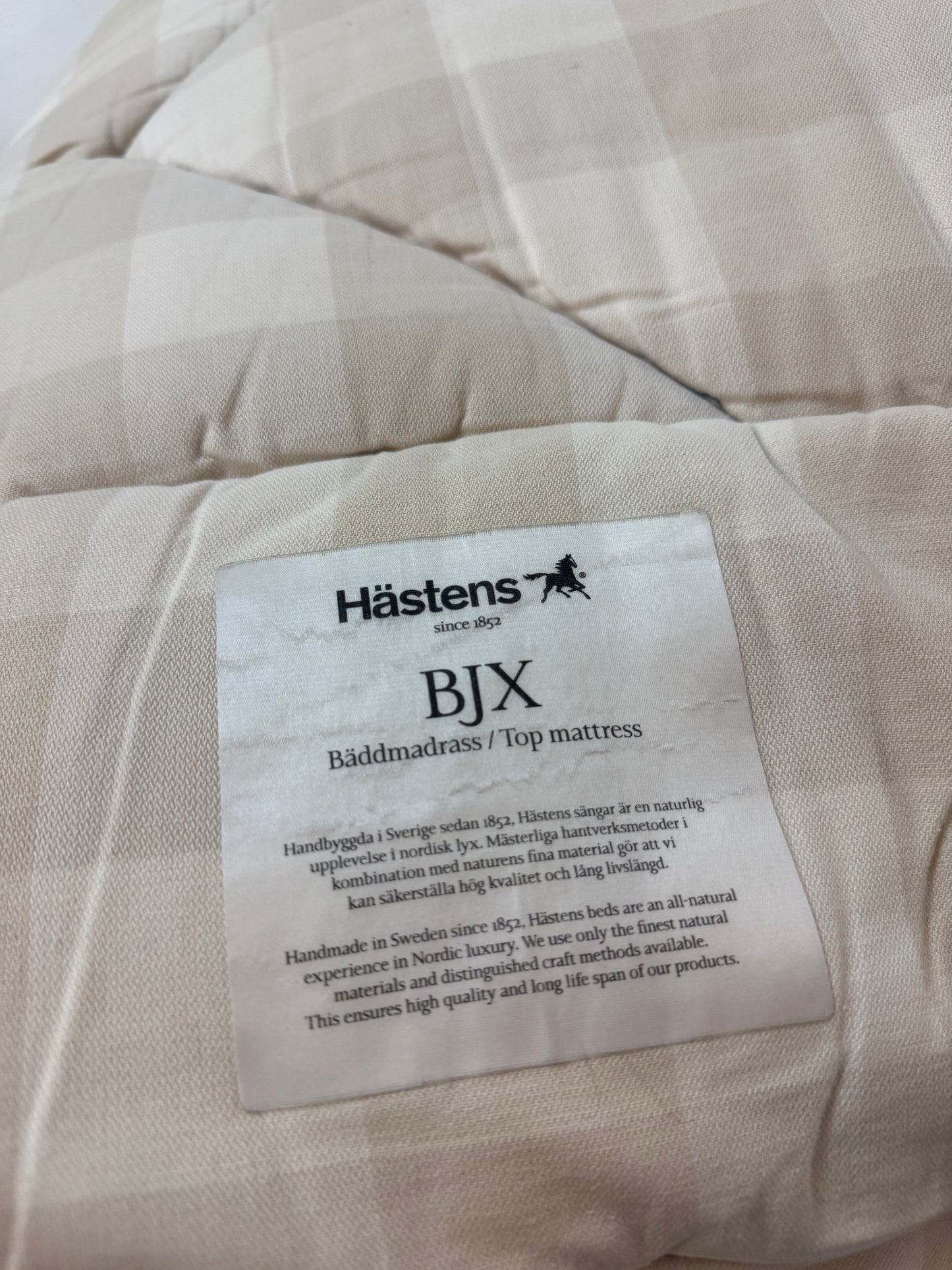 Hästens 2000T dobbeltseng – 180x210 cm