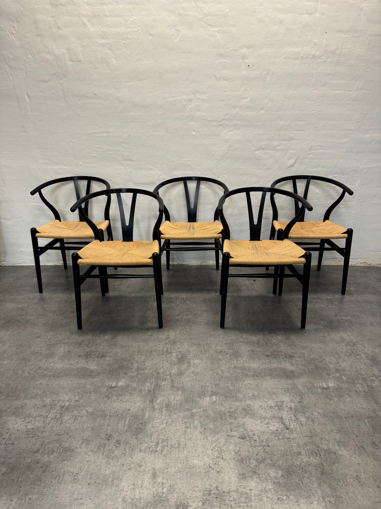 Egetræ, Hans J. Wegner ‘CH24 / Y-stolen’ – 5 stk.
