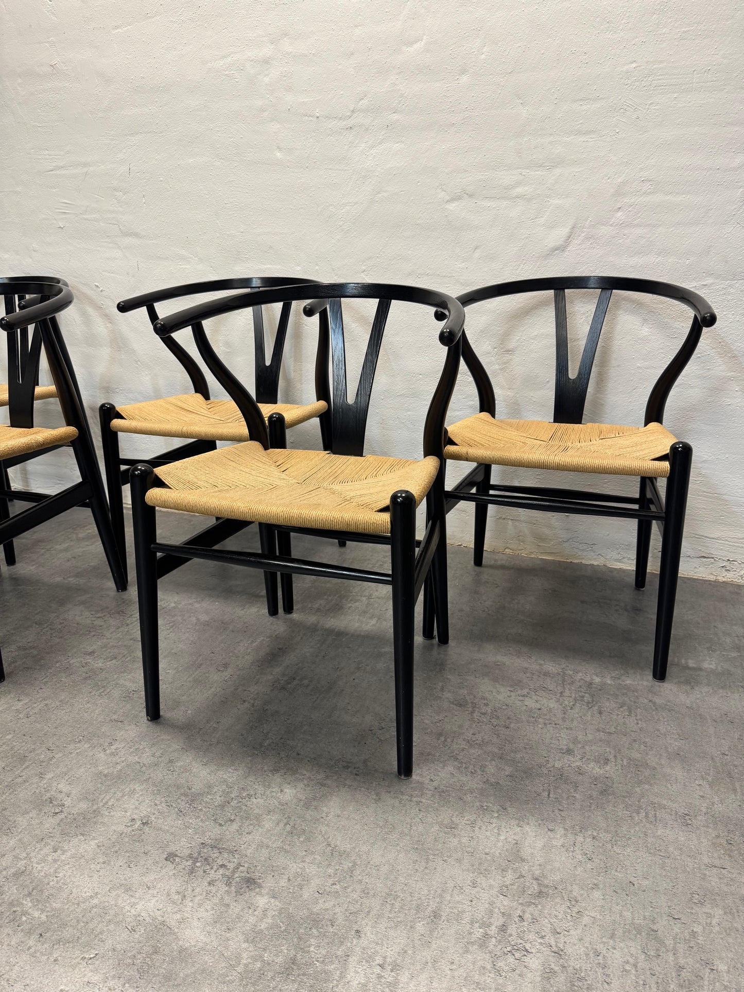 Egetræ, Hans J. Wegner ‘CH24 / Y-stolen’ – 5 stk.