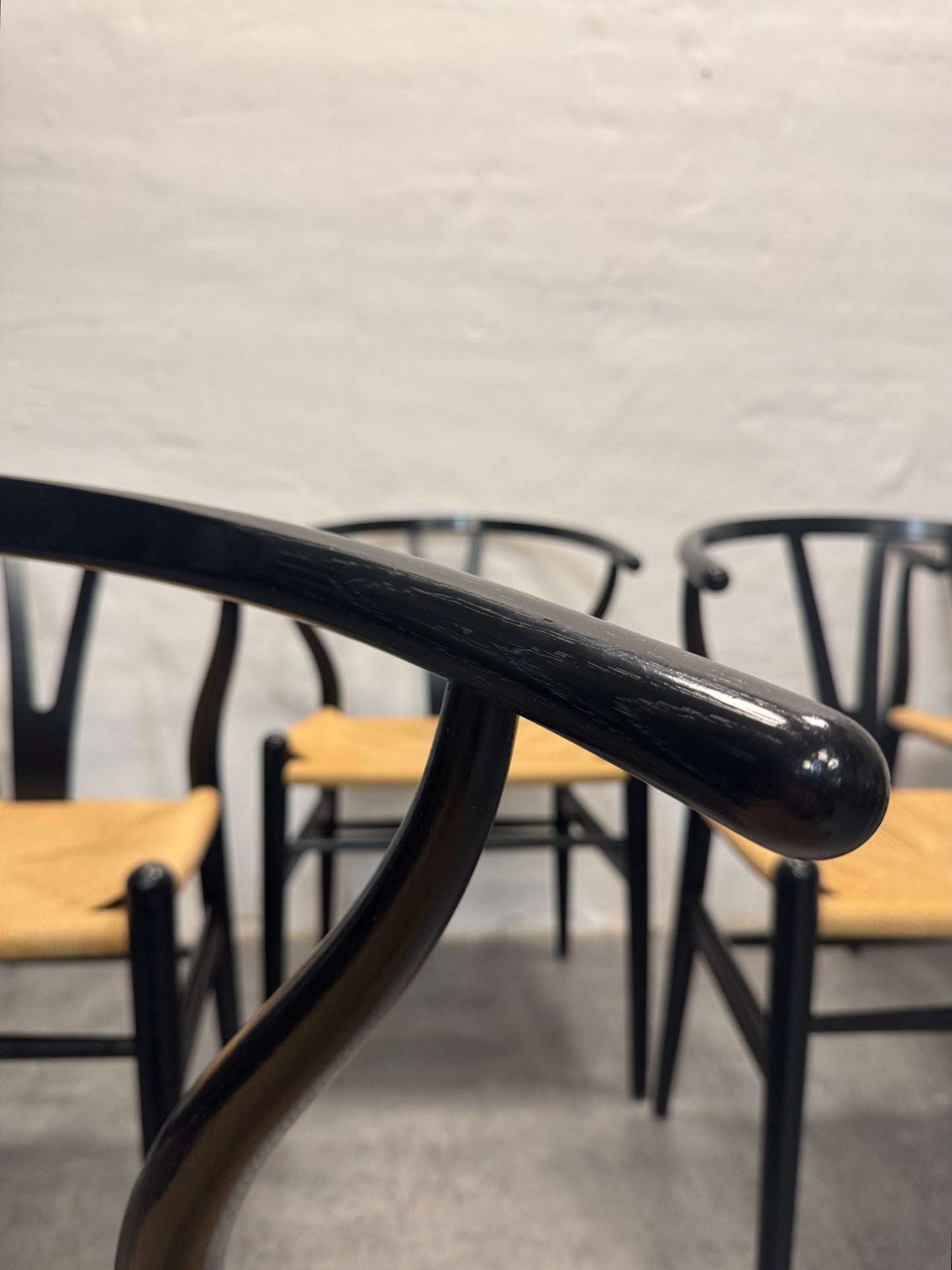 Egetræ, Hans J. Wegner ‘CH24 / Y-stolen’ – 6 stk.