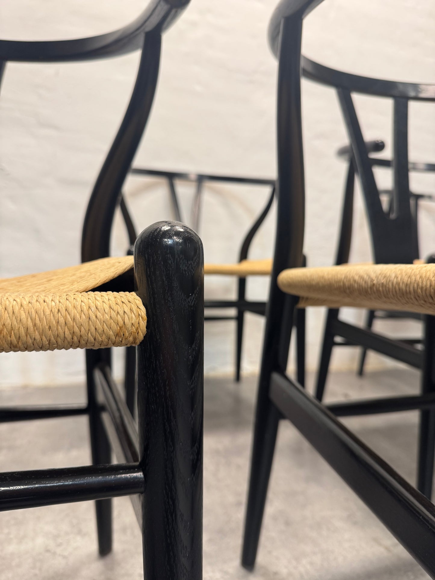 Egetræ, Hans J. Wegner ‘CH24 / Y-stolen’ – 6 stk.