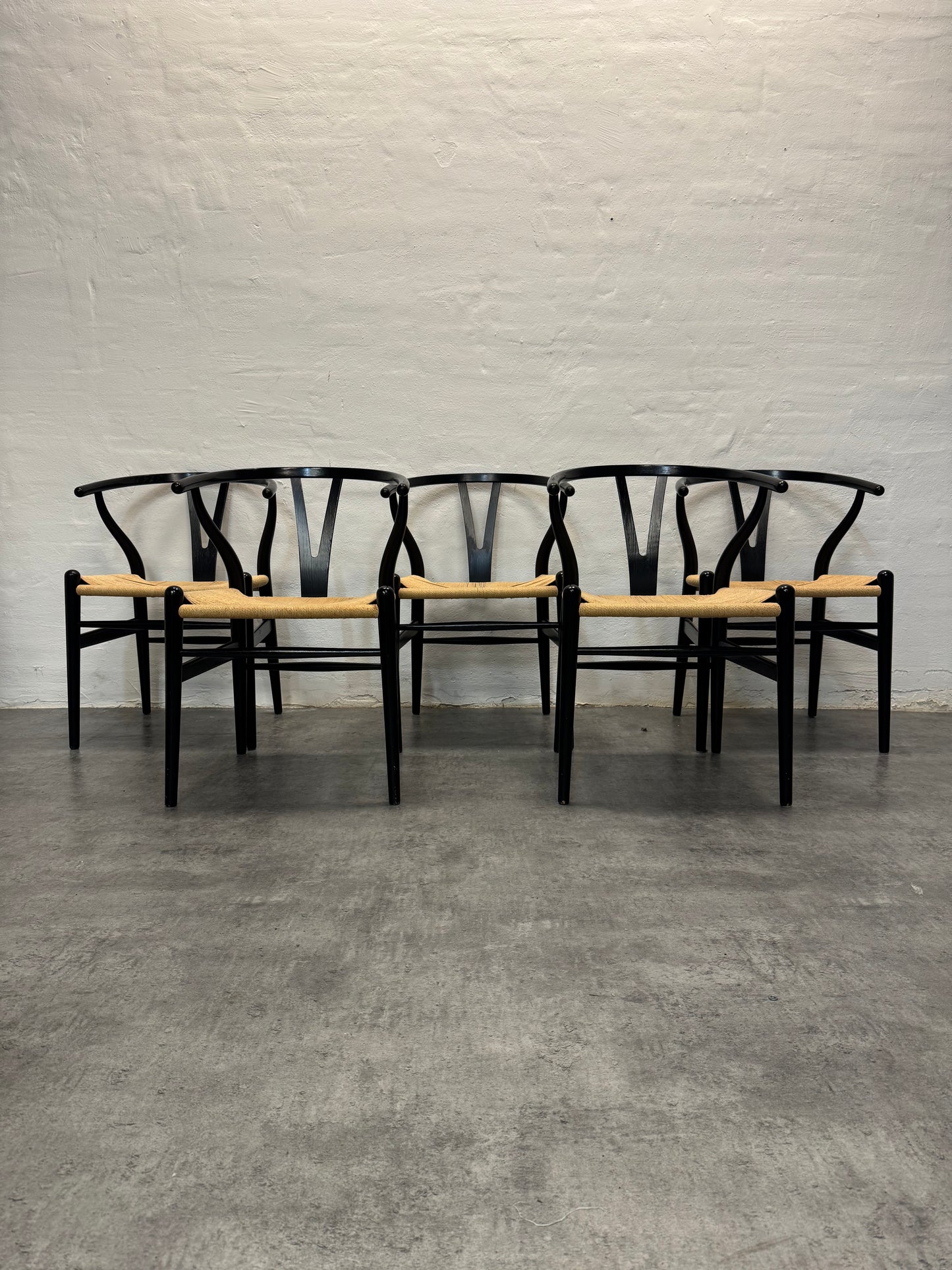 Egetræ, Hans J. Wegner ‘CH24 / Y-stolen’ – 5 stk.