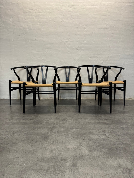 Egetræ, Hans J. Wegner ‘CH24 / Y-stolen’ – 5 stk.