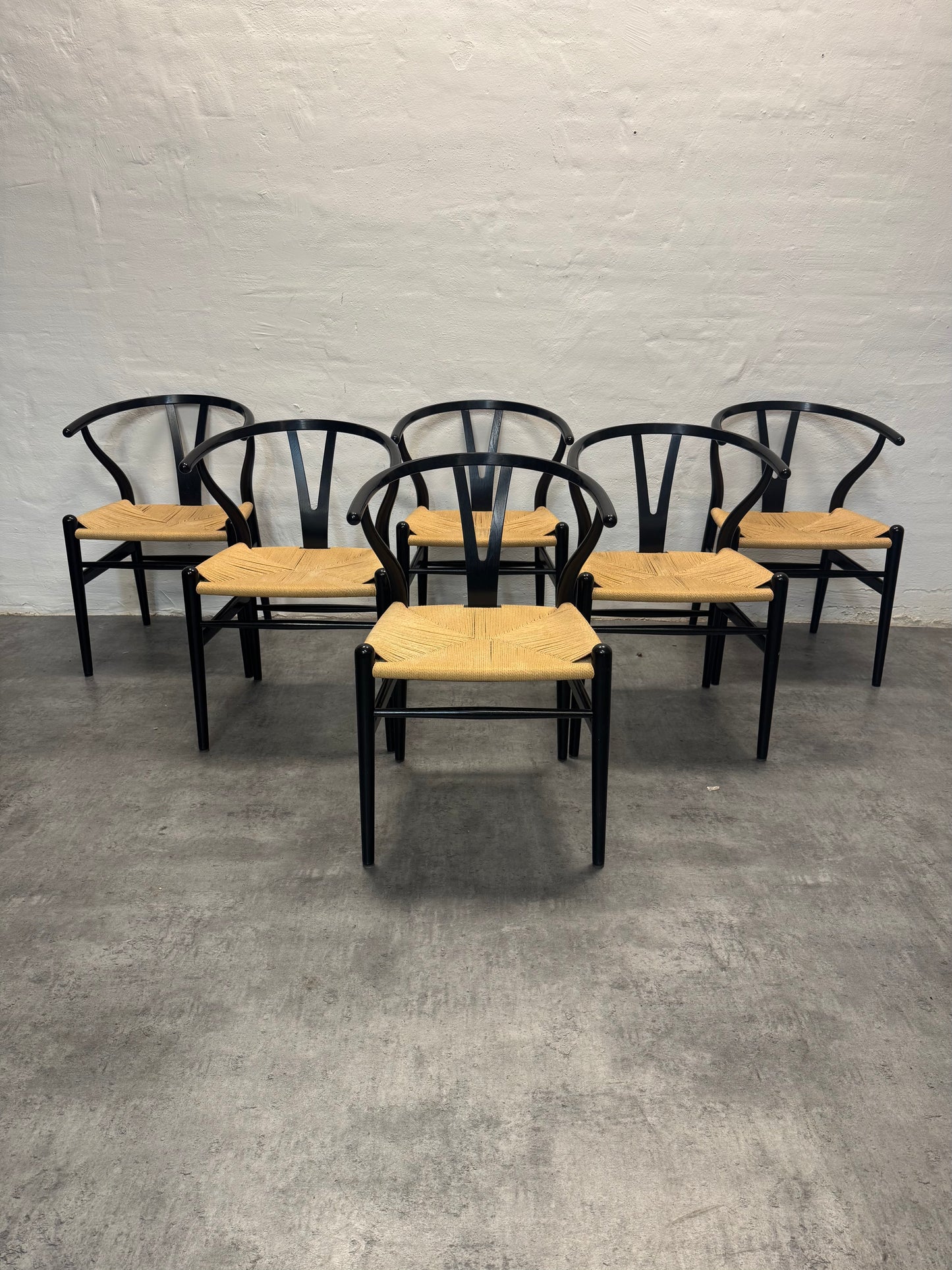 Egetræ, Hans J. Wegner ‘CH24 / Y-stolen’ – 6 stk.