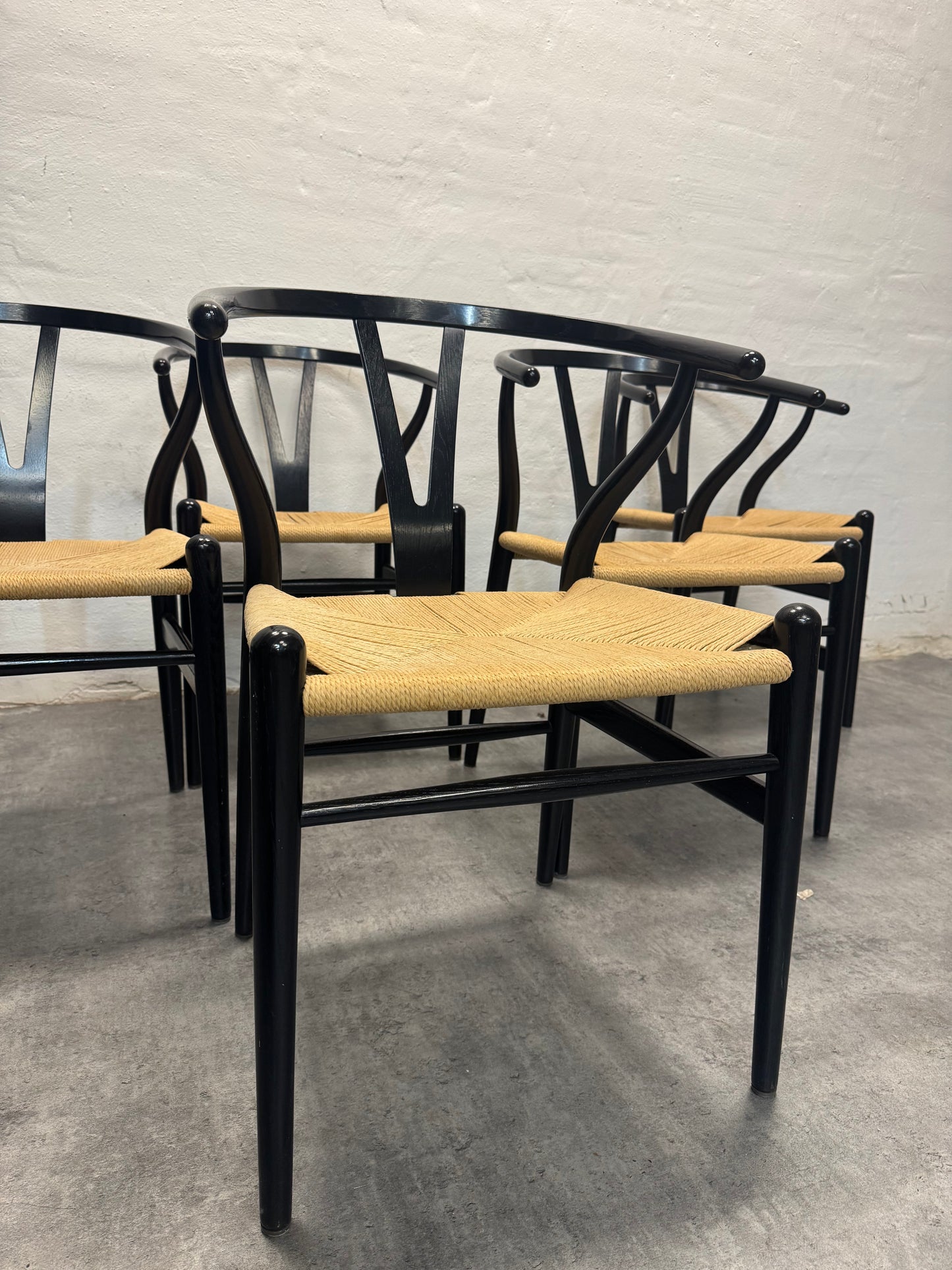 Egetræ, Hans J. Wegner ‘CH24 / Y-stolen’ – 6 stk.