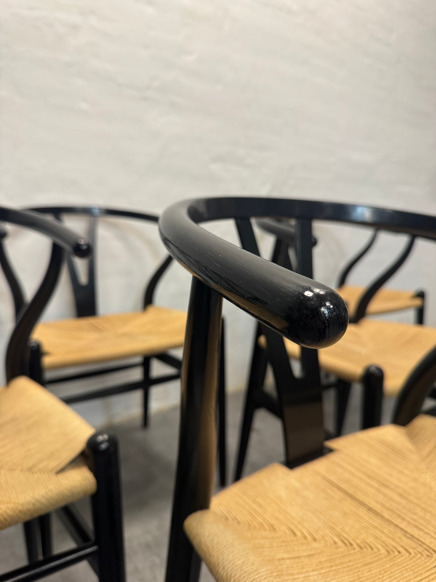 Egetræ, Hans J. Wegner ‘CH24 / Y-stolen’ – 6 stk.
