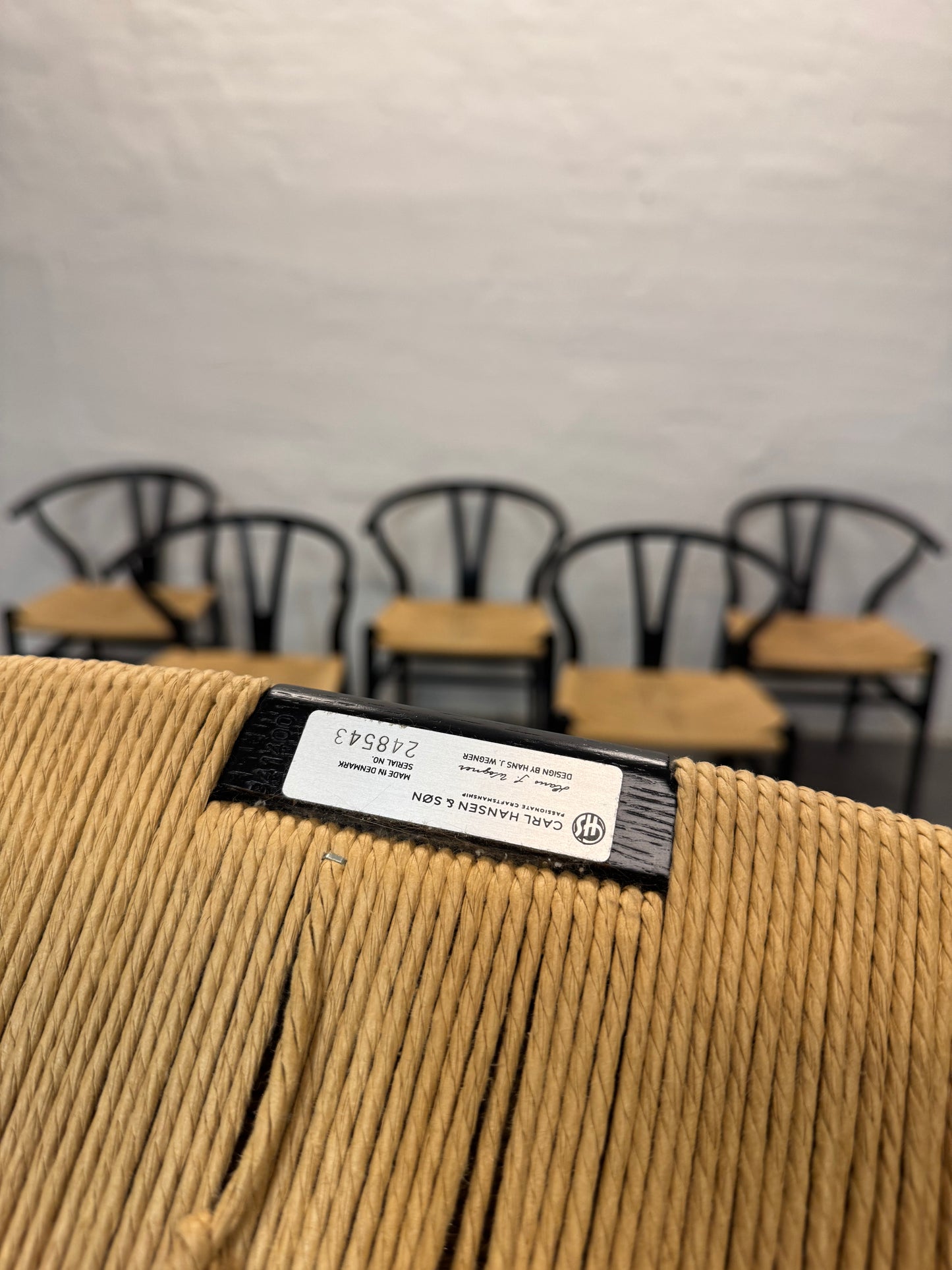 Egetræ, Hans J. Wegner ‘CH24 / Y-stolen’ – 6 stk.